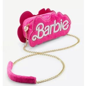 Barbie fuzzy crossbody